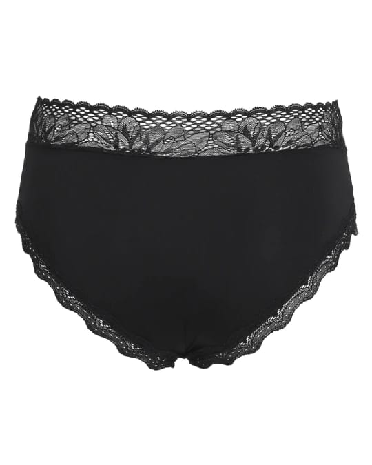 Panty cachetero tiro alto - ALMOND NEGRO - imagen 2