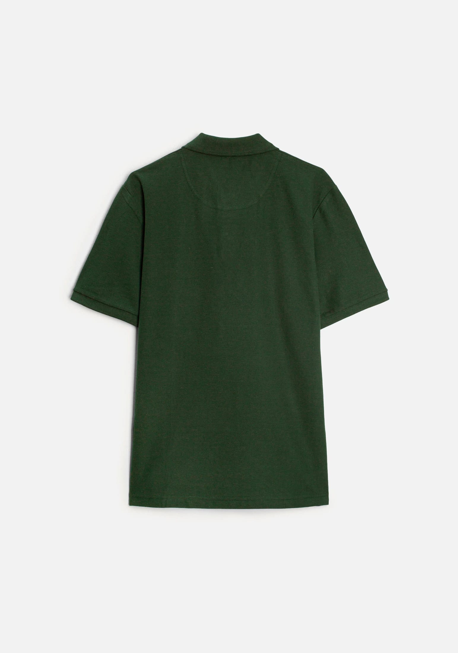Camiseta Polo H Unicolor L-Nar Verde Osc - imagen 7