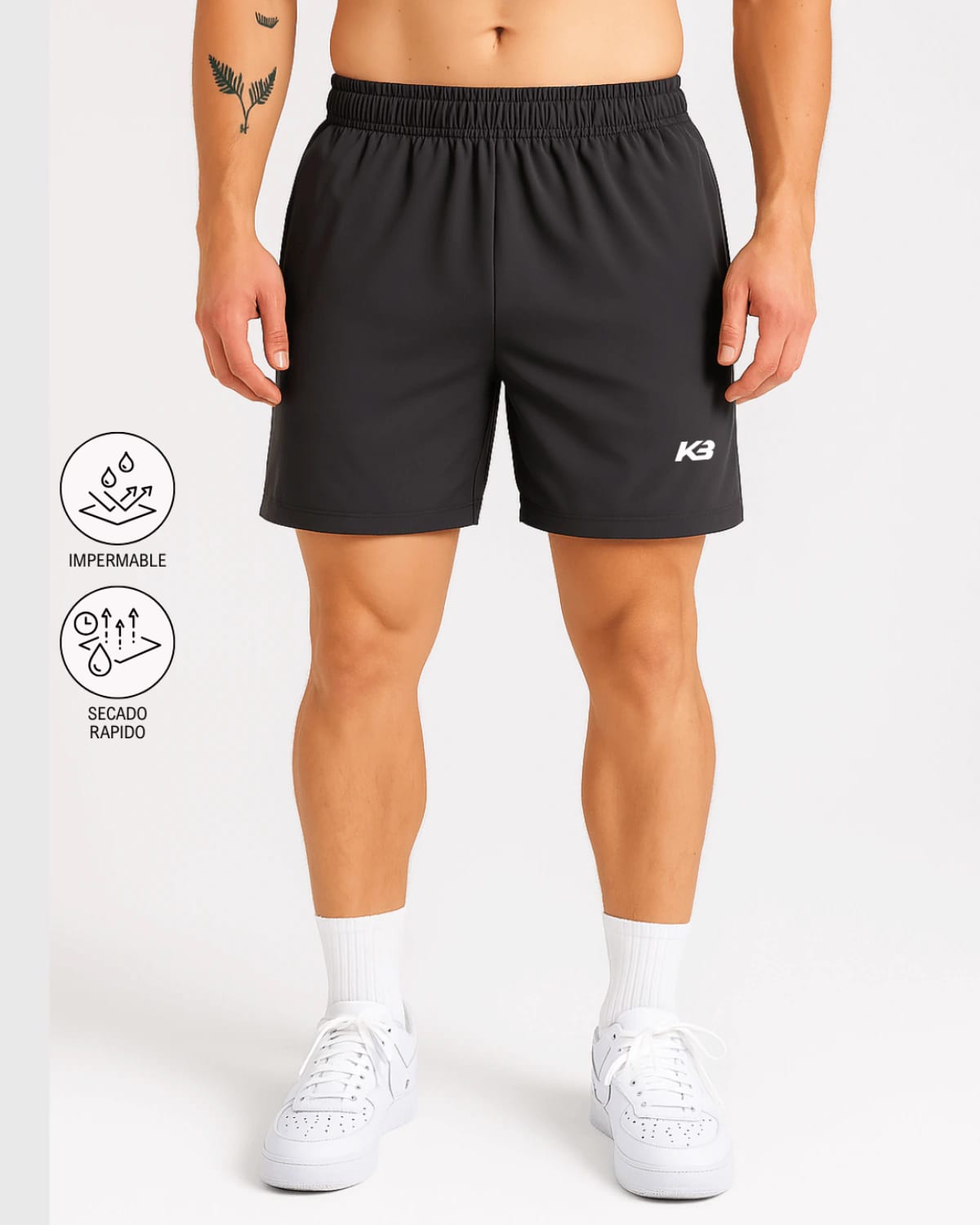 Pantaloneta Basica Impermeable┃KBMEN RF.131 - imagen 2