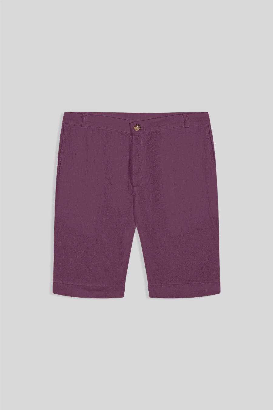 Men's linen bermuda amaranth - imagen 1