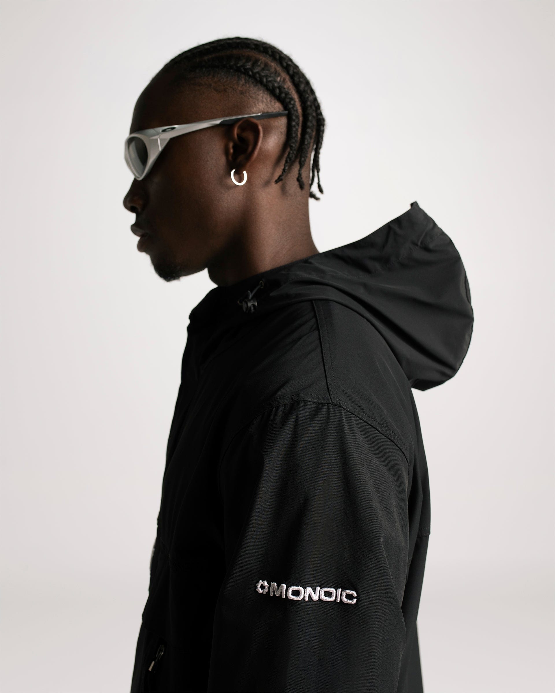 Monoic Windbreaker Jacket - Negro Oscuro - imagen 6