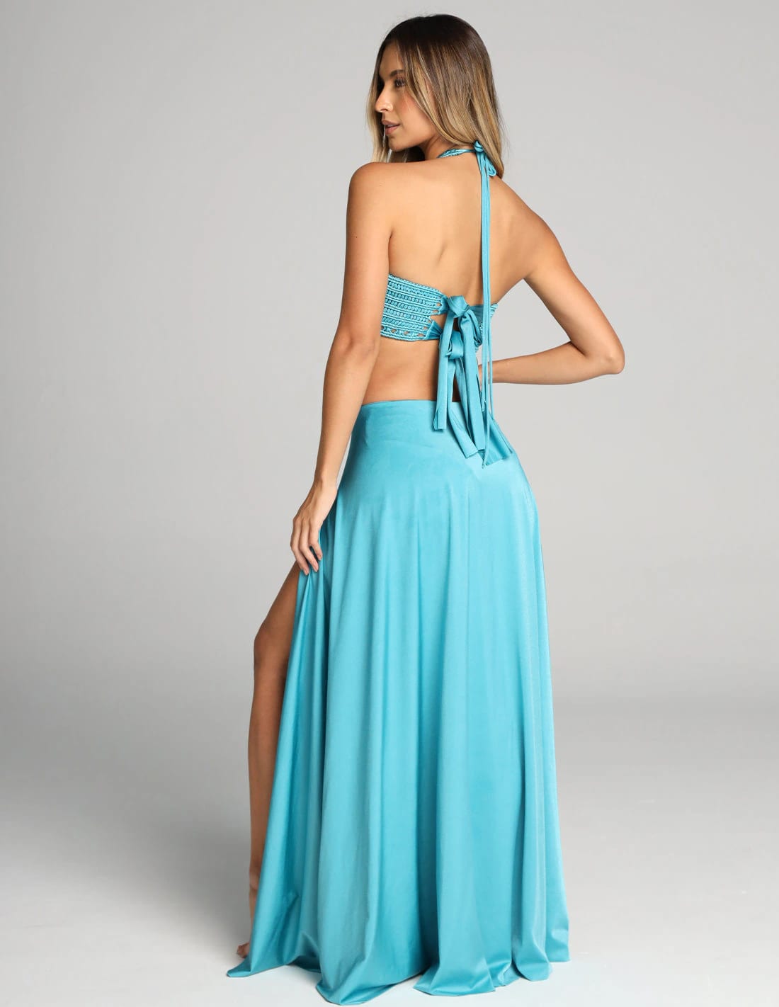 Outfit: Entero Corset & Falda Ventus Turquoise - imagen 2
