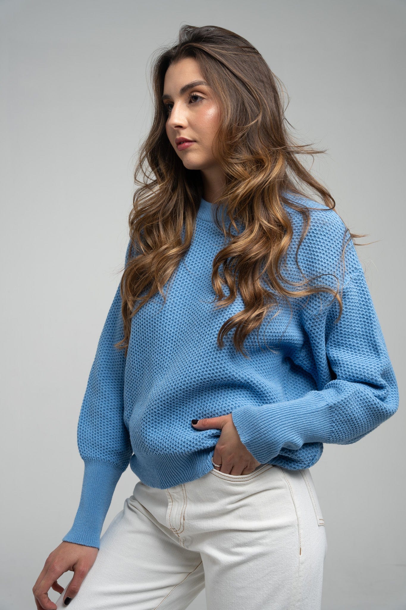 Recycled Honey Comb Sweater - imagen 1