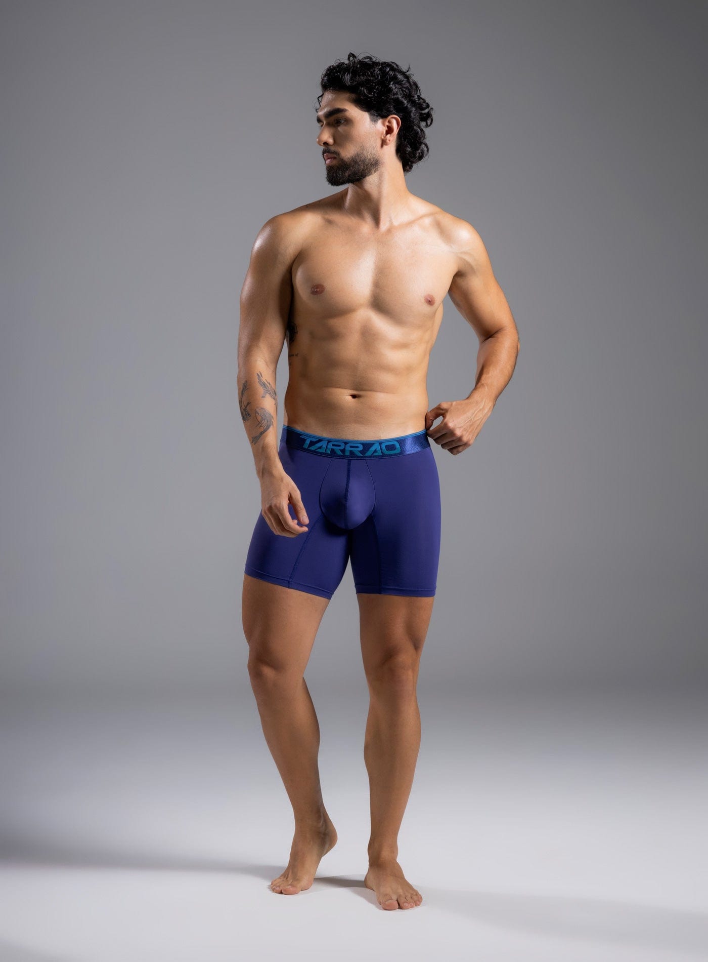 BOXER MICROFIBRA LARGO, TEXTURIZADA CON CANELES DE RELIEVE. REF: 78441-YAIBA - imagen 2