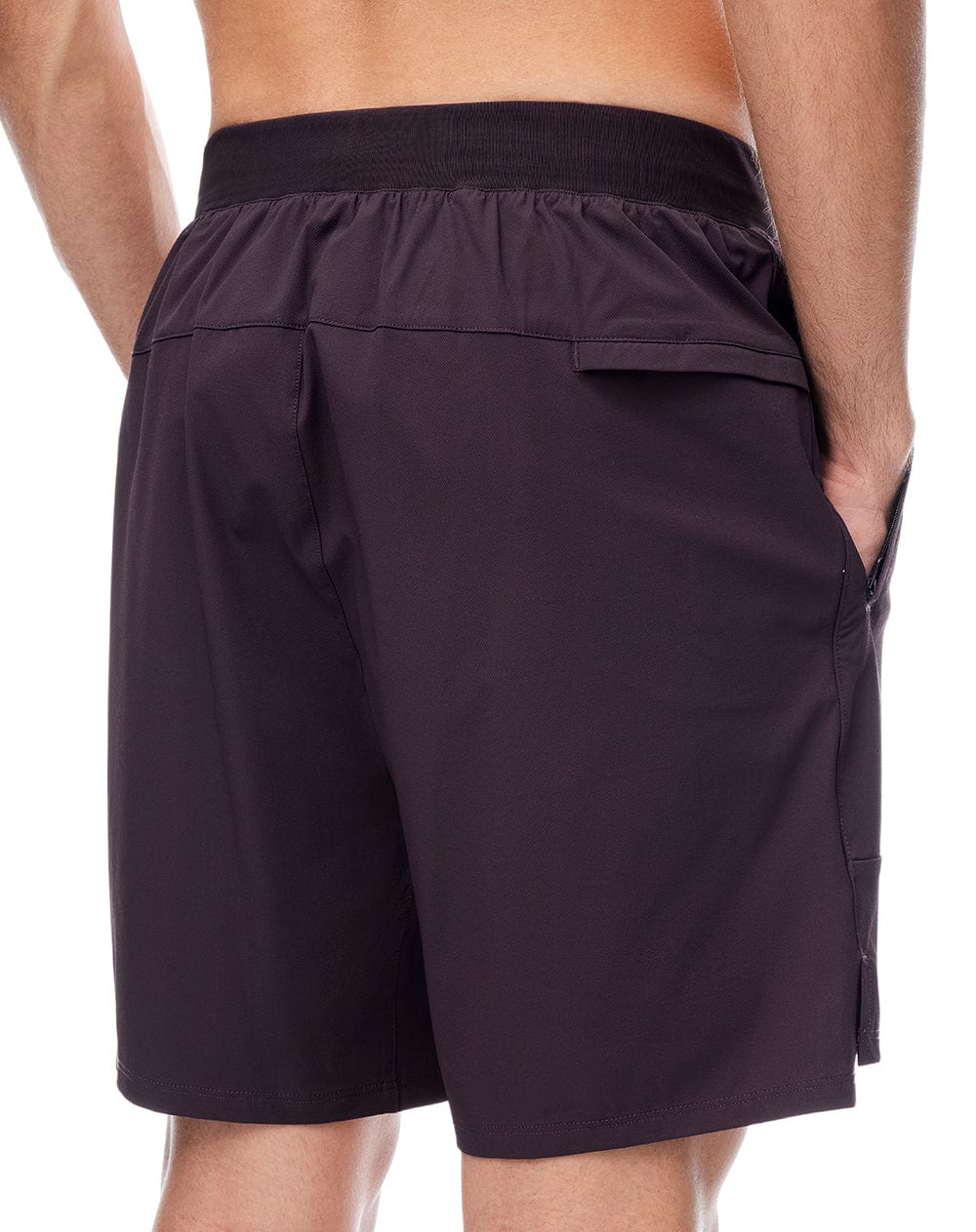 Pantaloneta deportiva vino tinto hombre - imagen 6