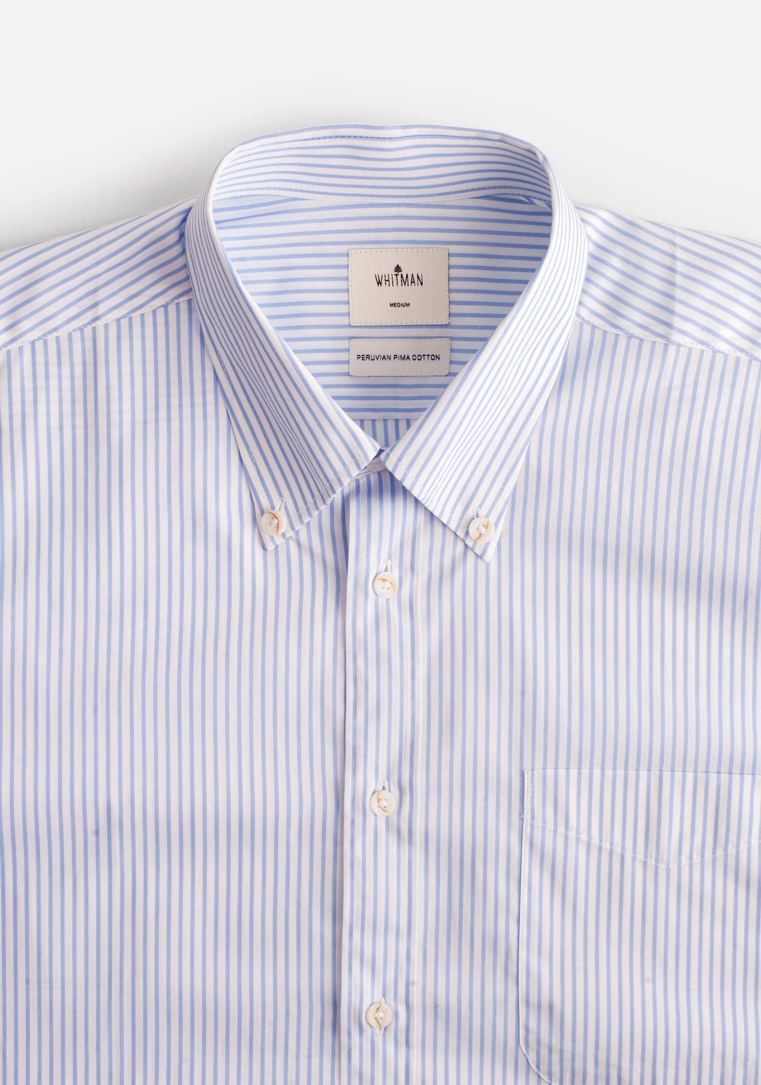 Camisa H CBD Rayas Bols Delg Azul Med - imagen 5