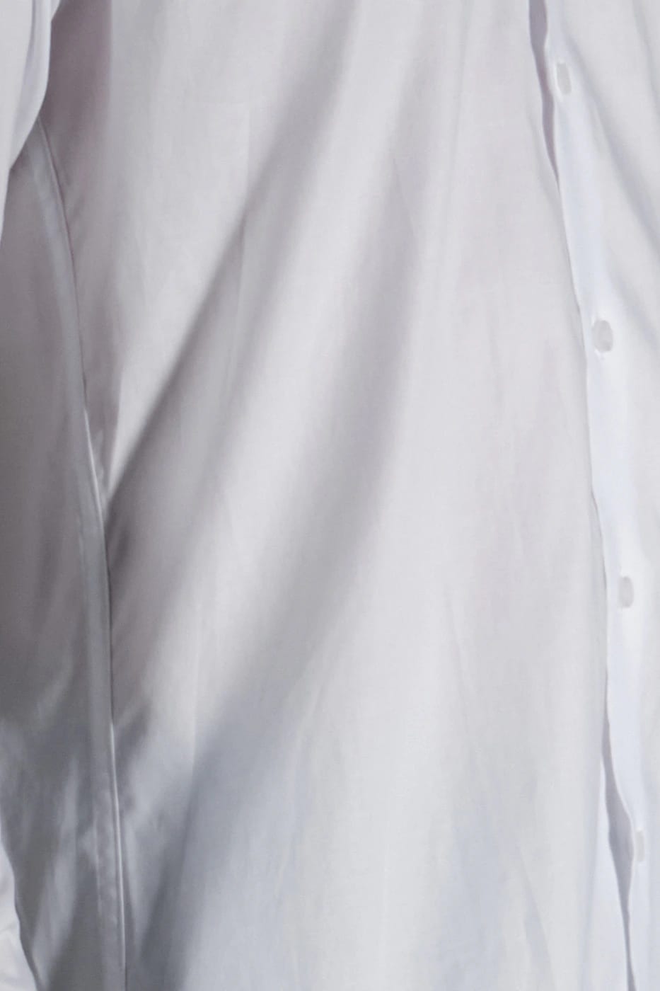 Camisa Classic Algodón Blanco Ojal Azul - imagen 3