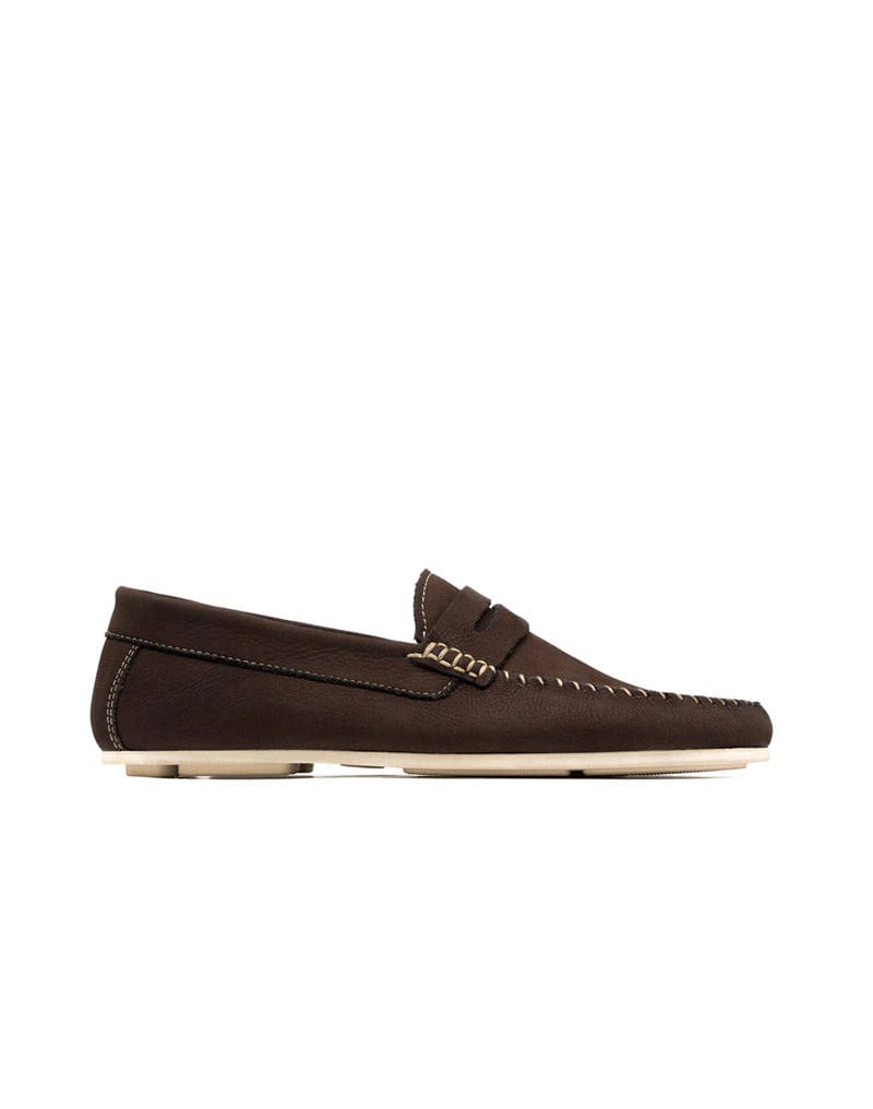 Mocasín Casual De Diseño Atemporal Para Hombre En Cuero Colombiano Azul REF NIZA25 - imagen 2