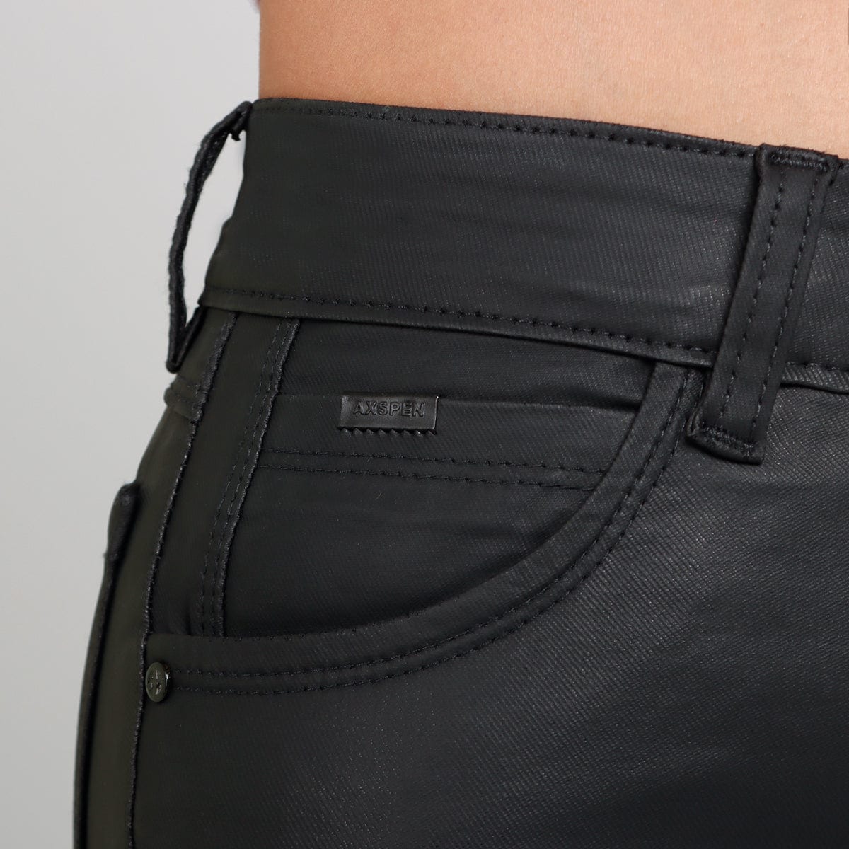 Skinny Axspen Efecto Piel  AX-2998 Negro - imagen 3