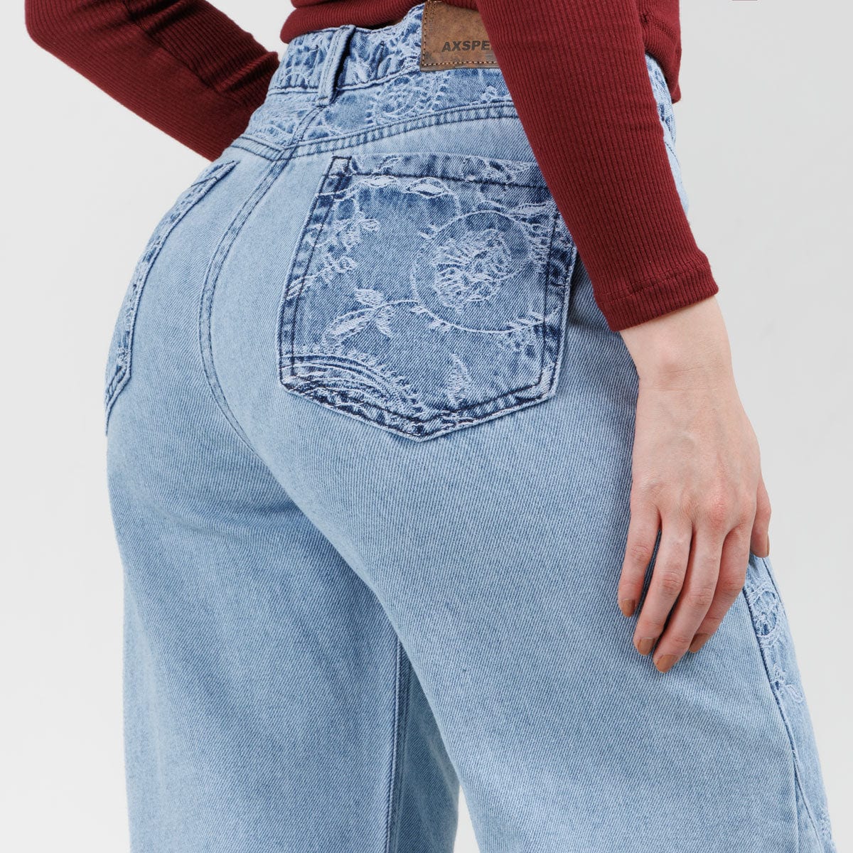 Jean Wide Leg Ax-3069 Rigido - imagen 4