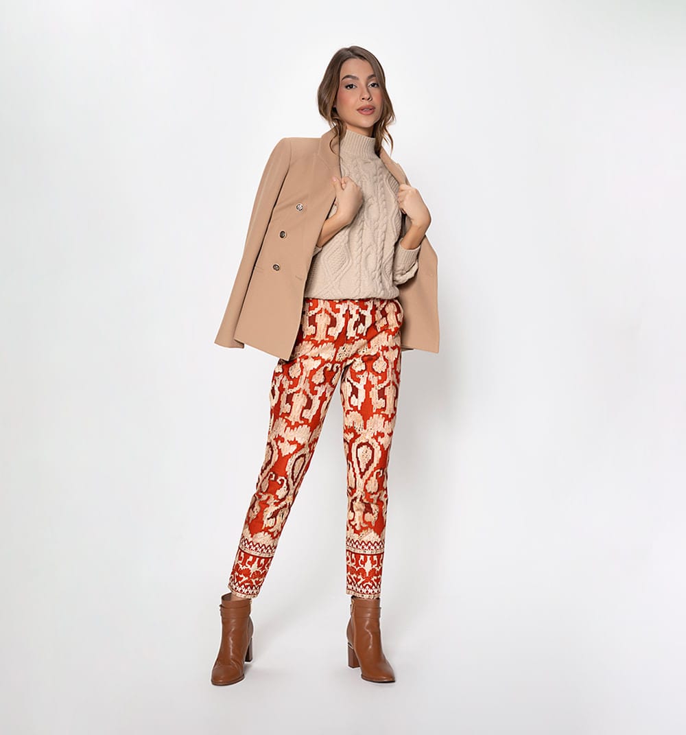 Pantalon chino tiro alto - imagen 1