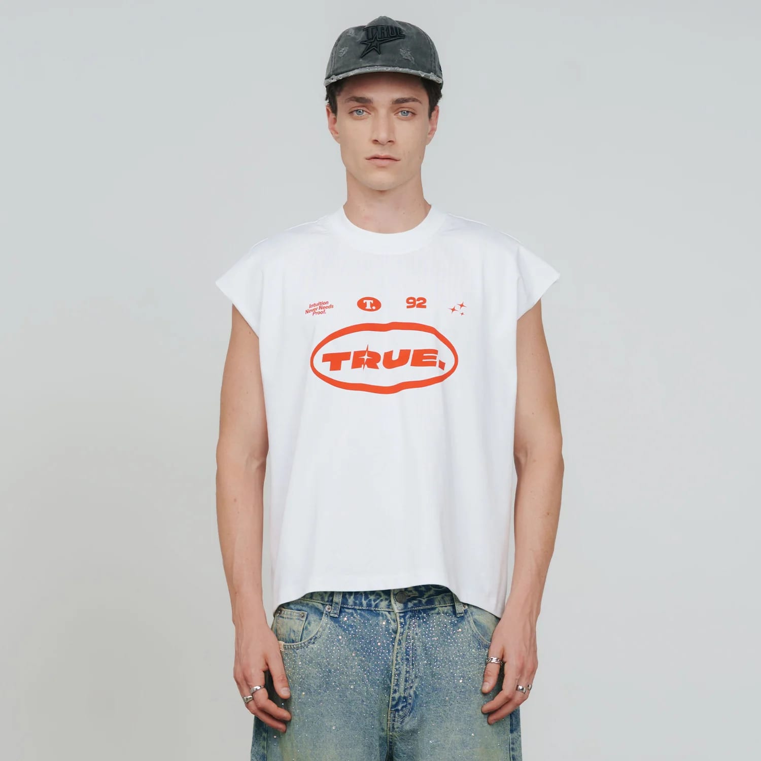 Intuition Sleeveless Tee - White - imagen 8