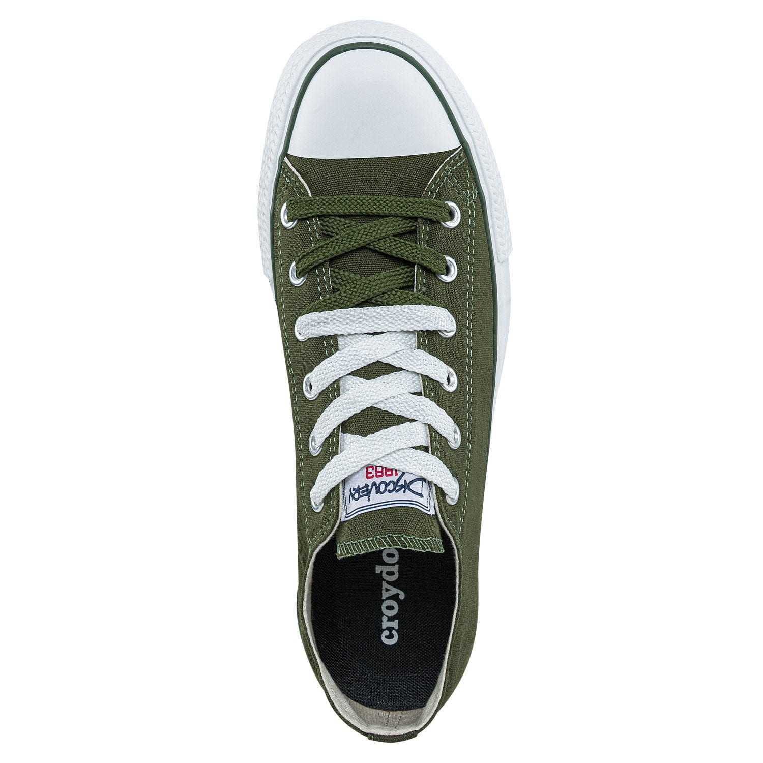 Tenis Casuales Discovery Bajo Verde Oliva Croydon Unisex - imagen 6
