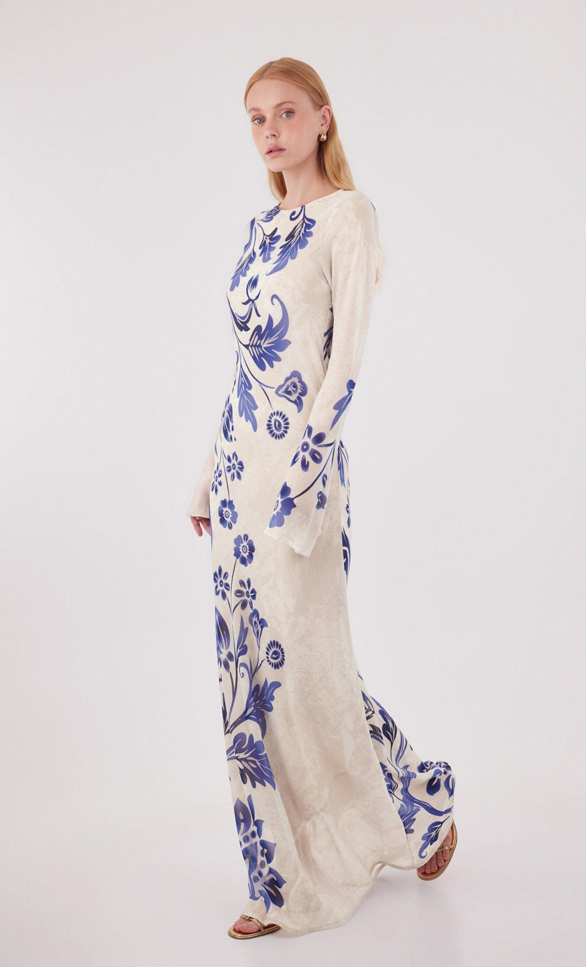 Vestido largo Venomous Blue - imagen 3