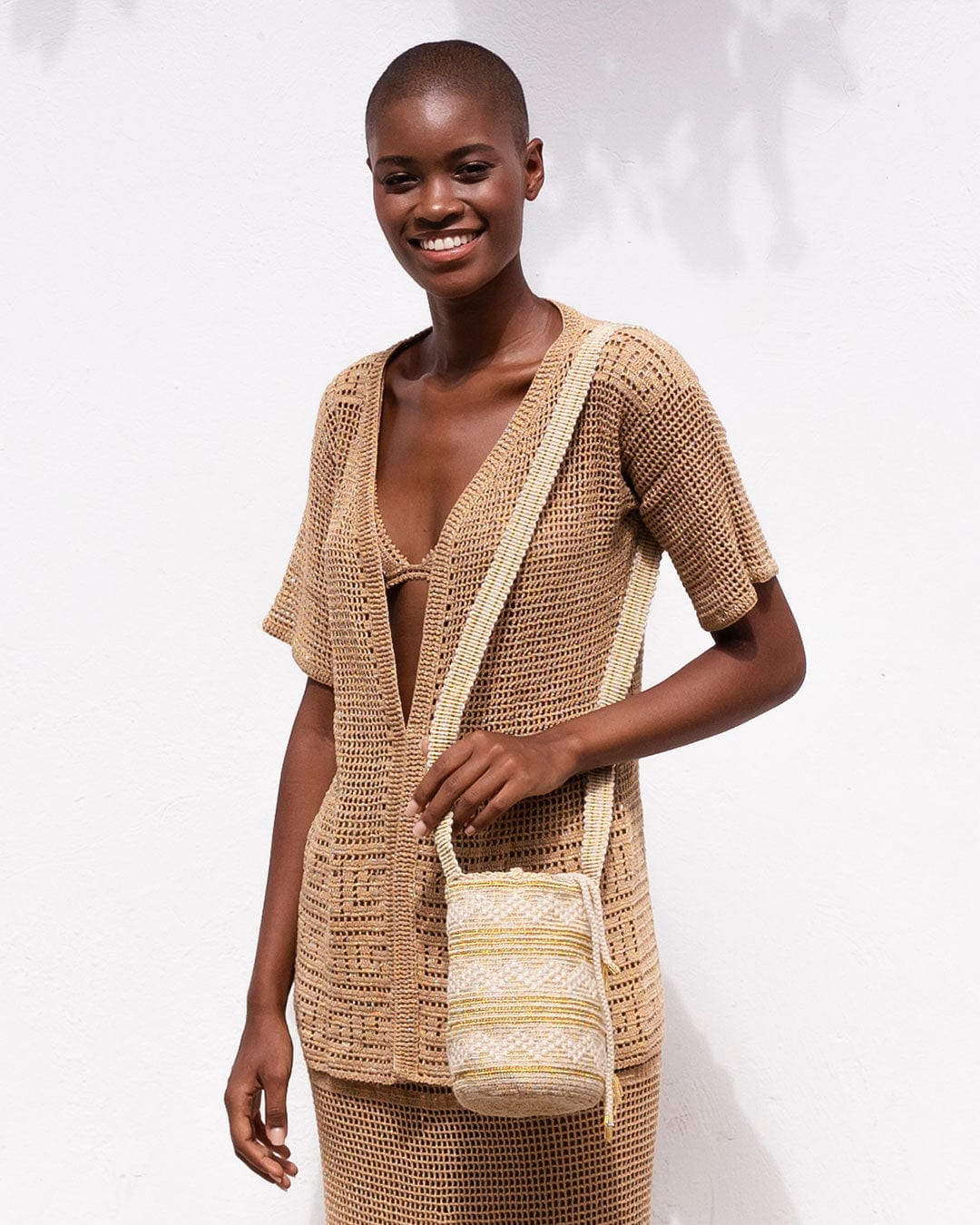 T-Shirt dress  Ipapüle Gold - imagen 1