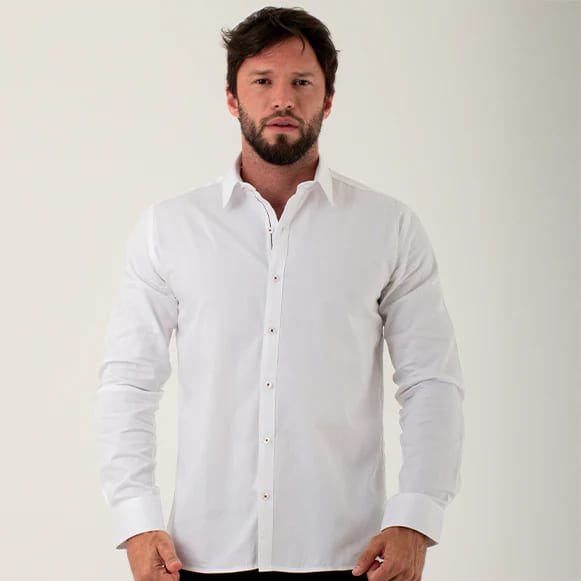 CAMISA ML 100% ALGODON HOMBRE - imagen 80