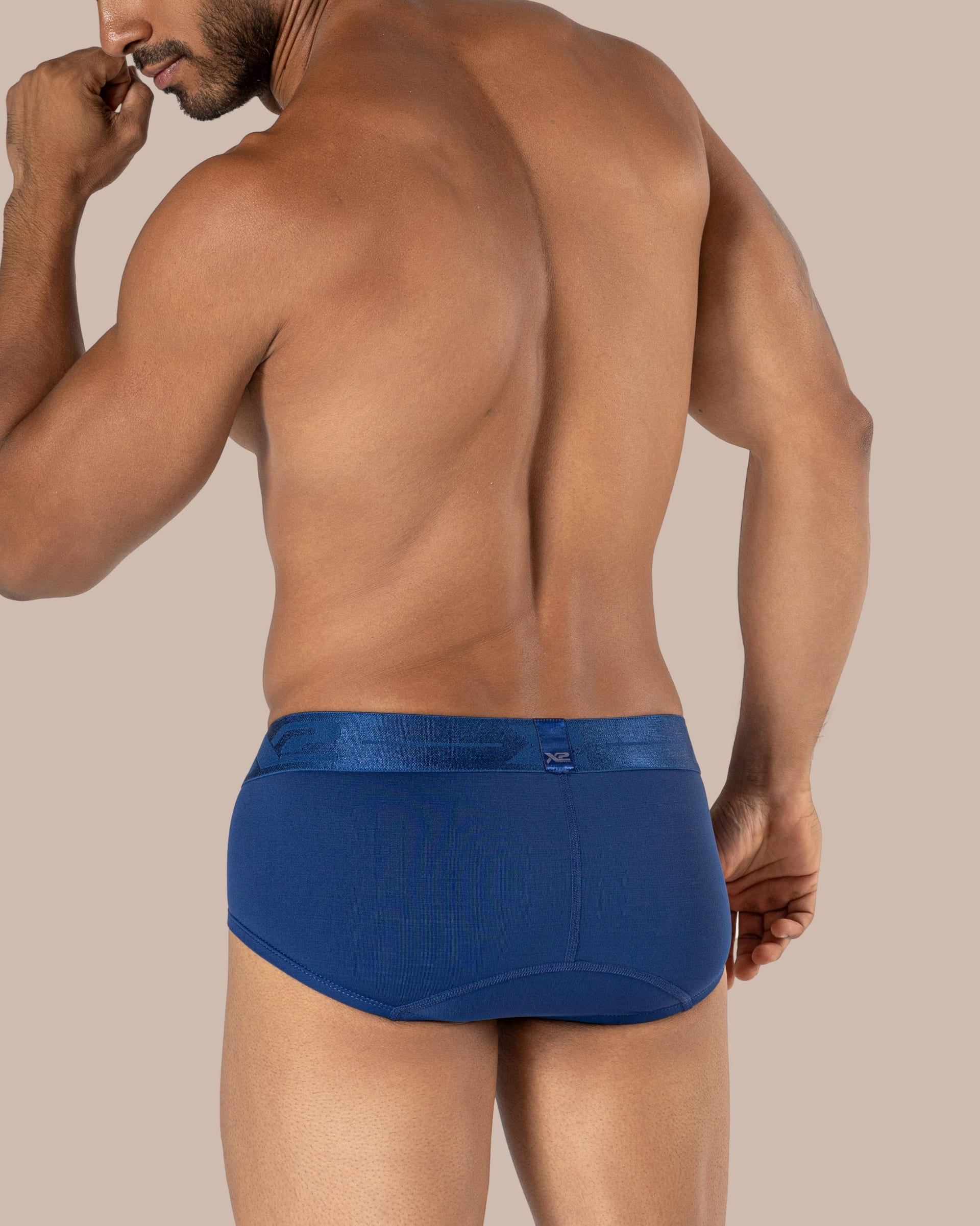 Brief Lombardi Nylon Azul Oscuro X2 - imagen 2
