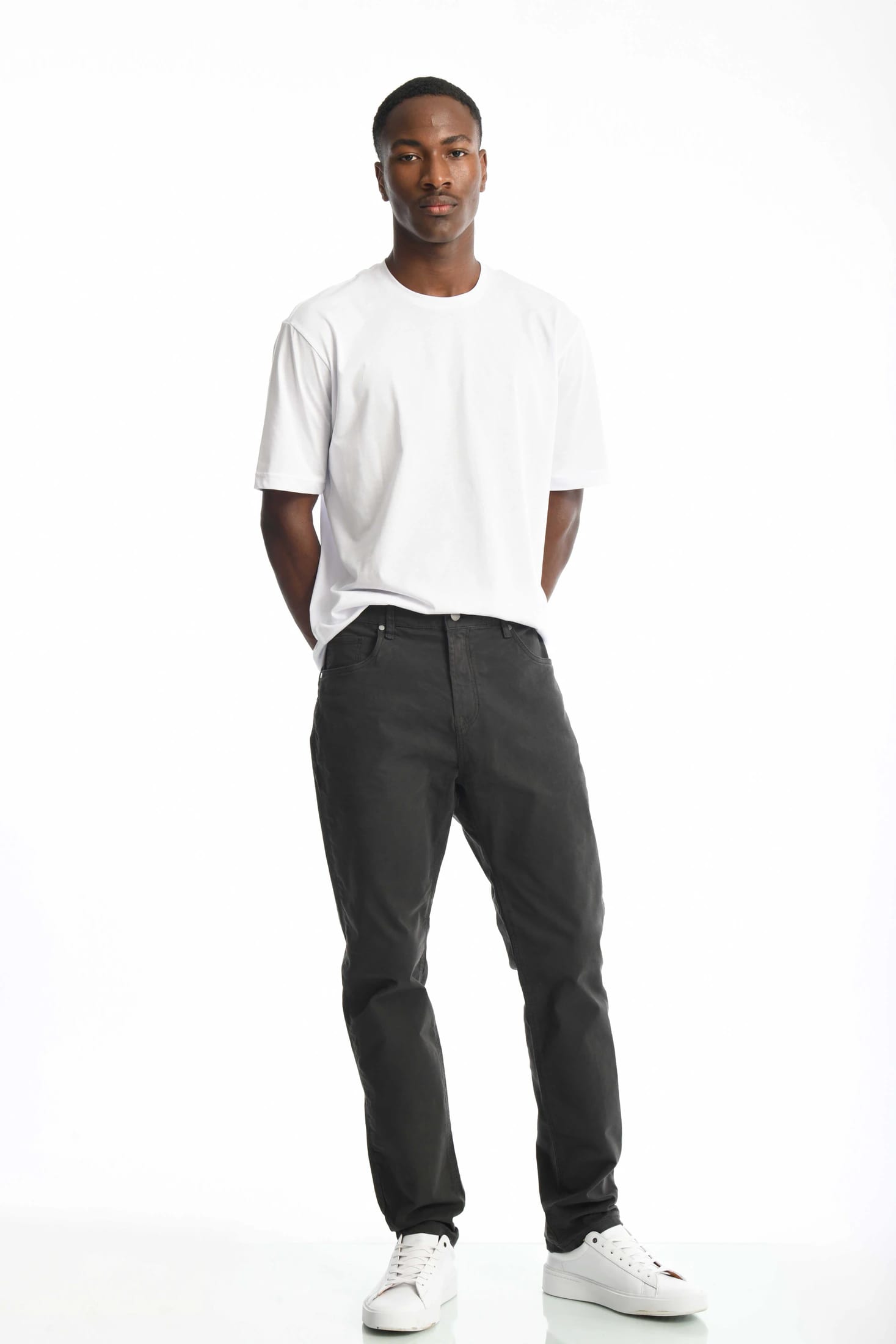 Pantalón Classic Dril 5 Bolsillos Gris Oscuro - imagen 9