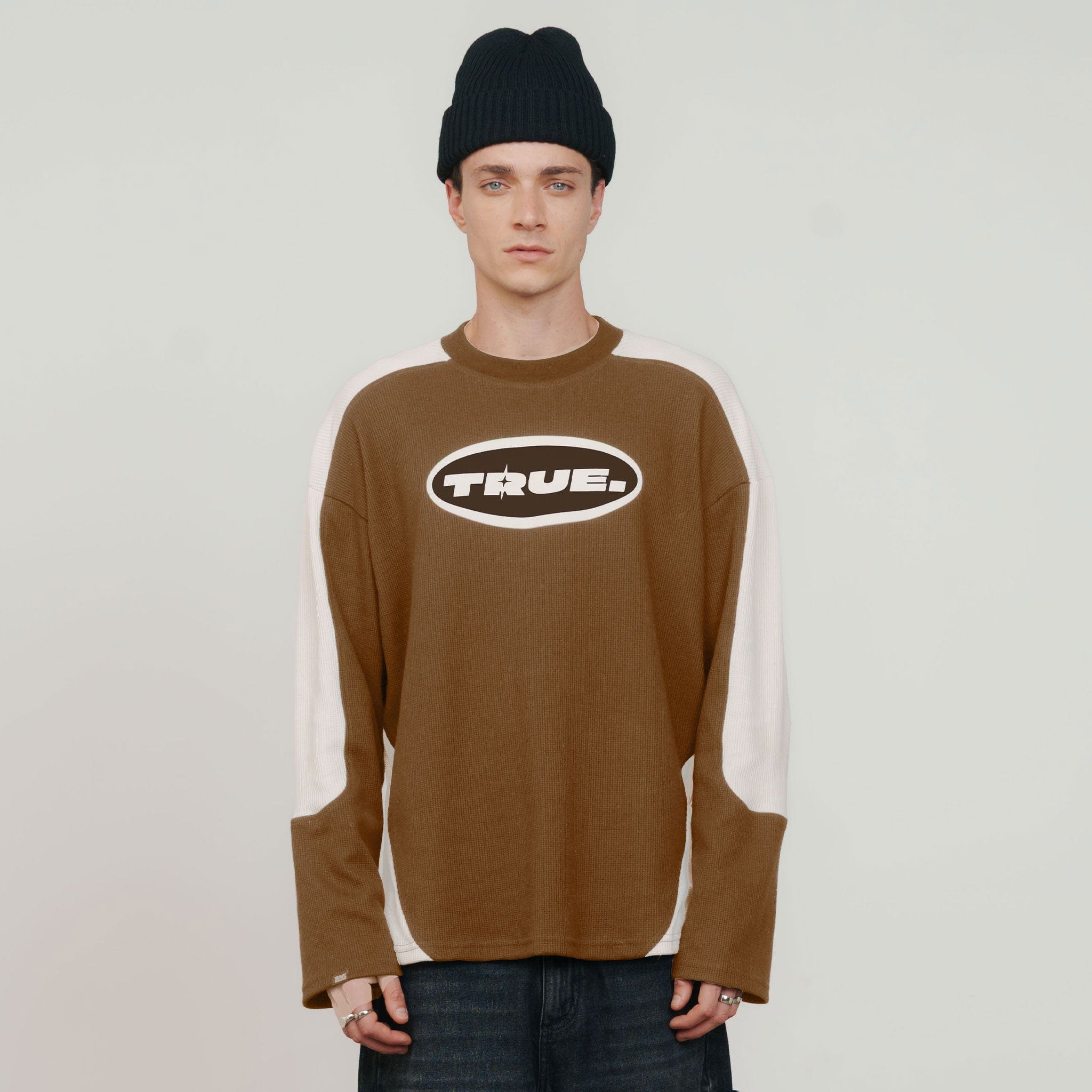 Waffer Long Sleeve Tee - Brown - imagen 3