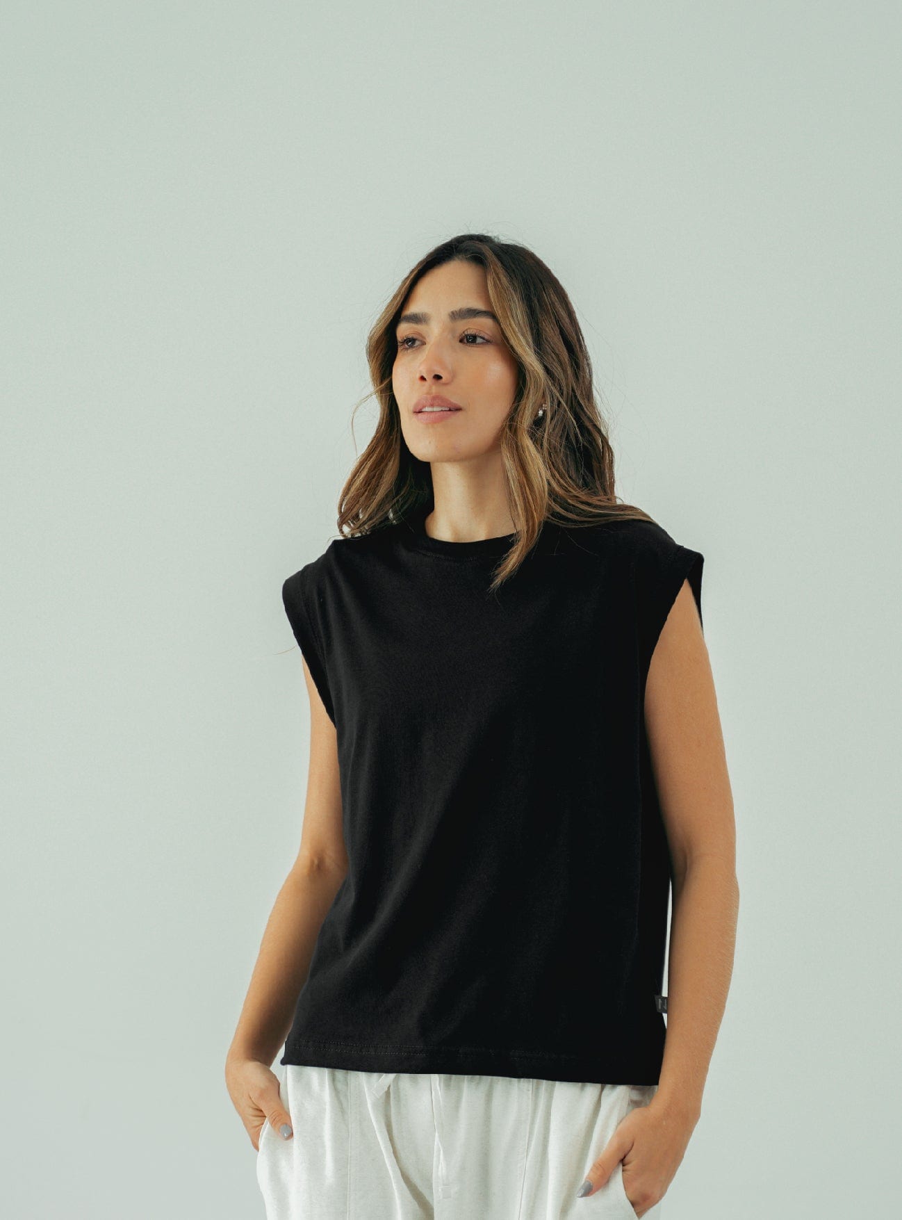 Muscle Tee - Black - imagen 1
