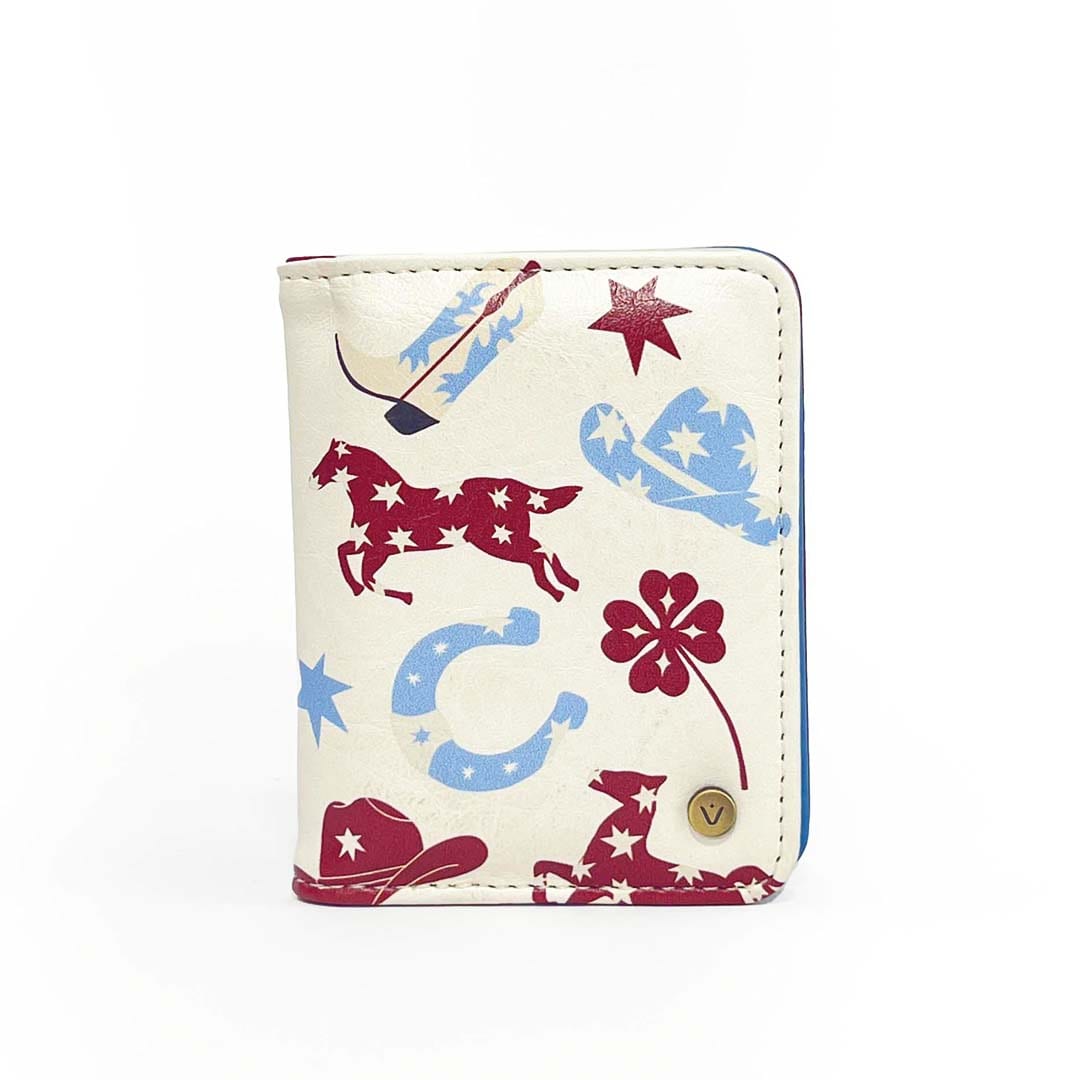 Portadocumentos Para Mujer Brasil Con Broche Estampado Lucky Stars - imagen 1
