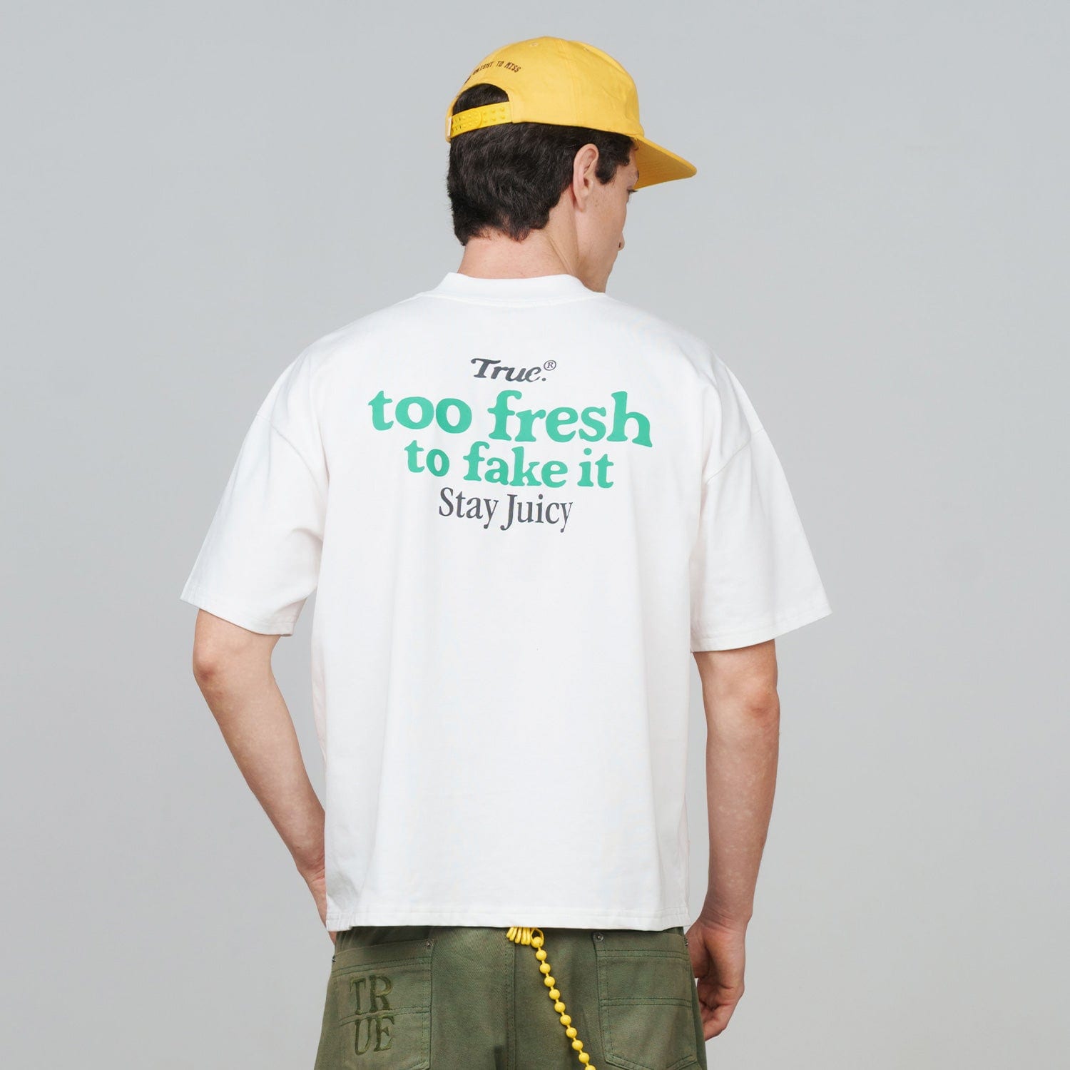 Juicy Boxy Tee - Cream - imagen 2