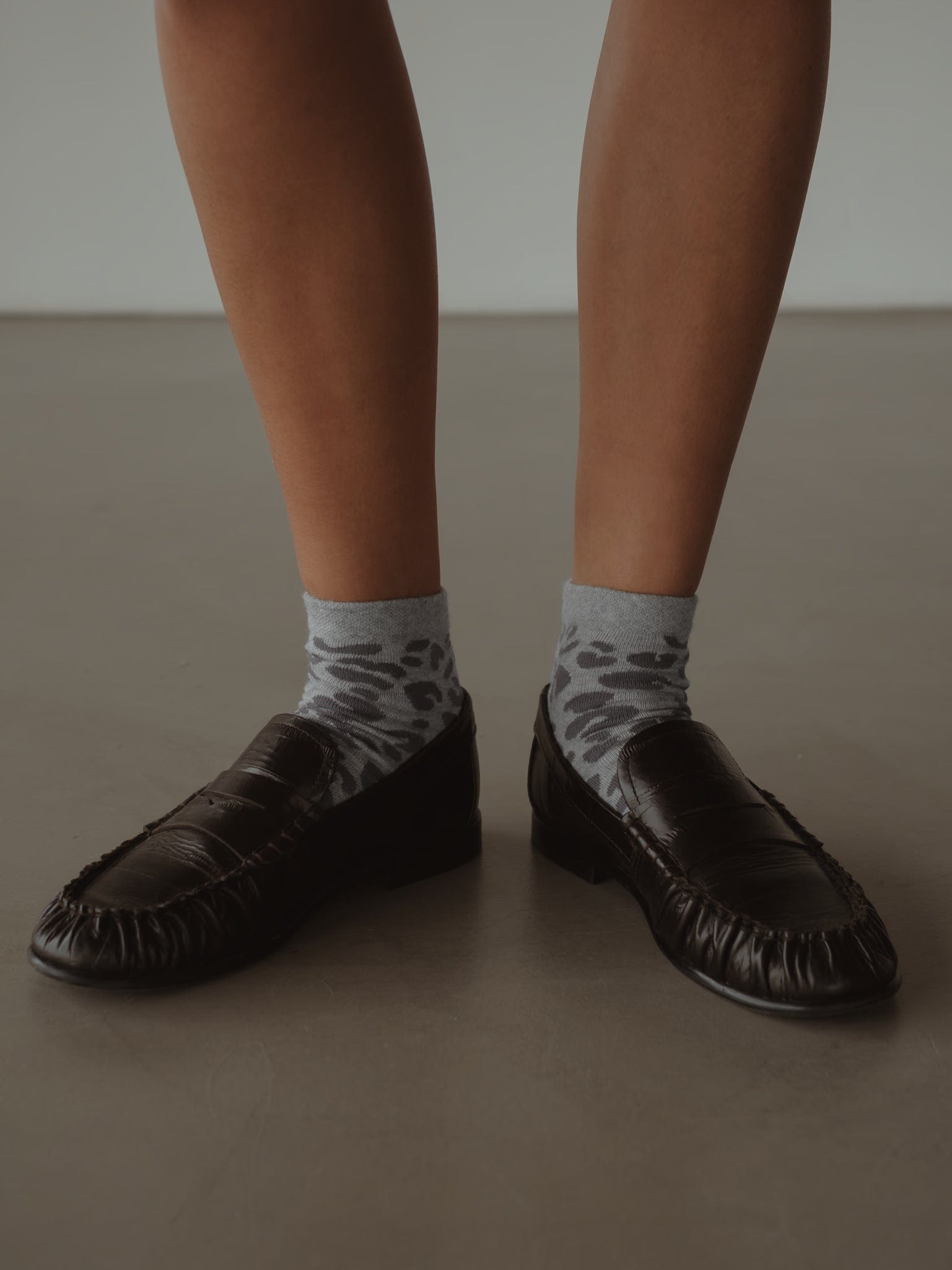 PRINT MIDI SOCKS PACK X2 - BLACK & GRAY - imagen 6