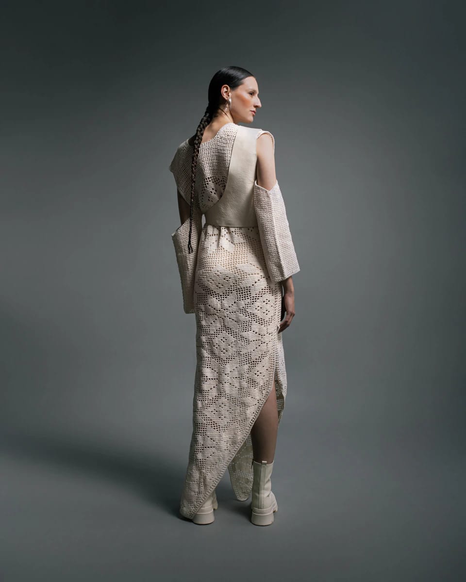 FDV DIAMOND CROCHET DRESS - imagen 4