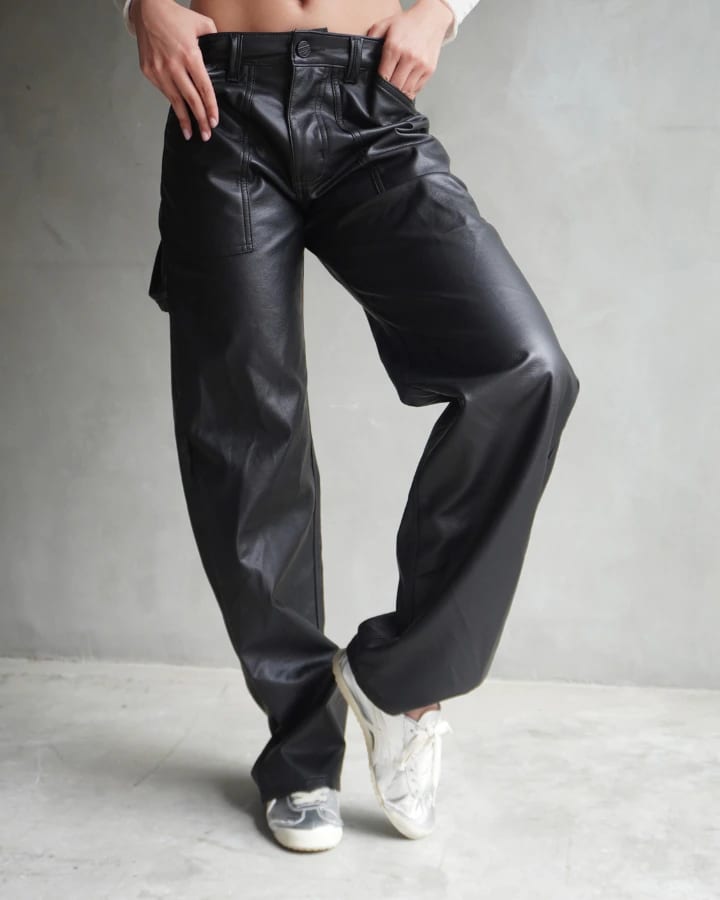 PANTALÓN DE CUERINA NEGRO MIAMI VICE - imagen 5
