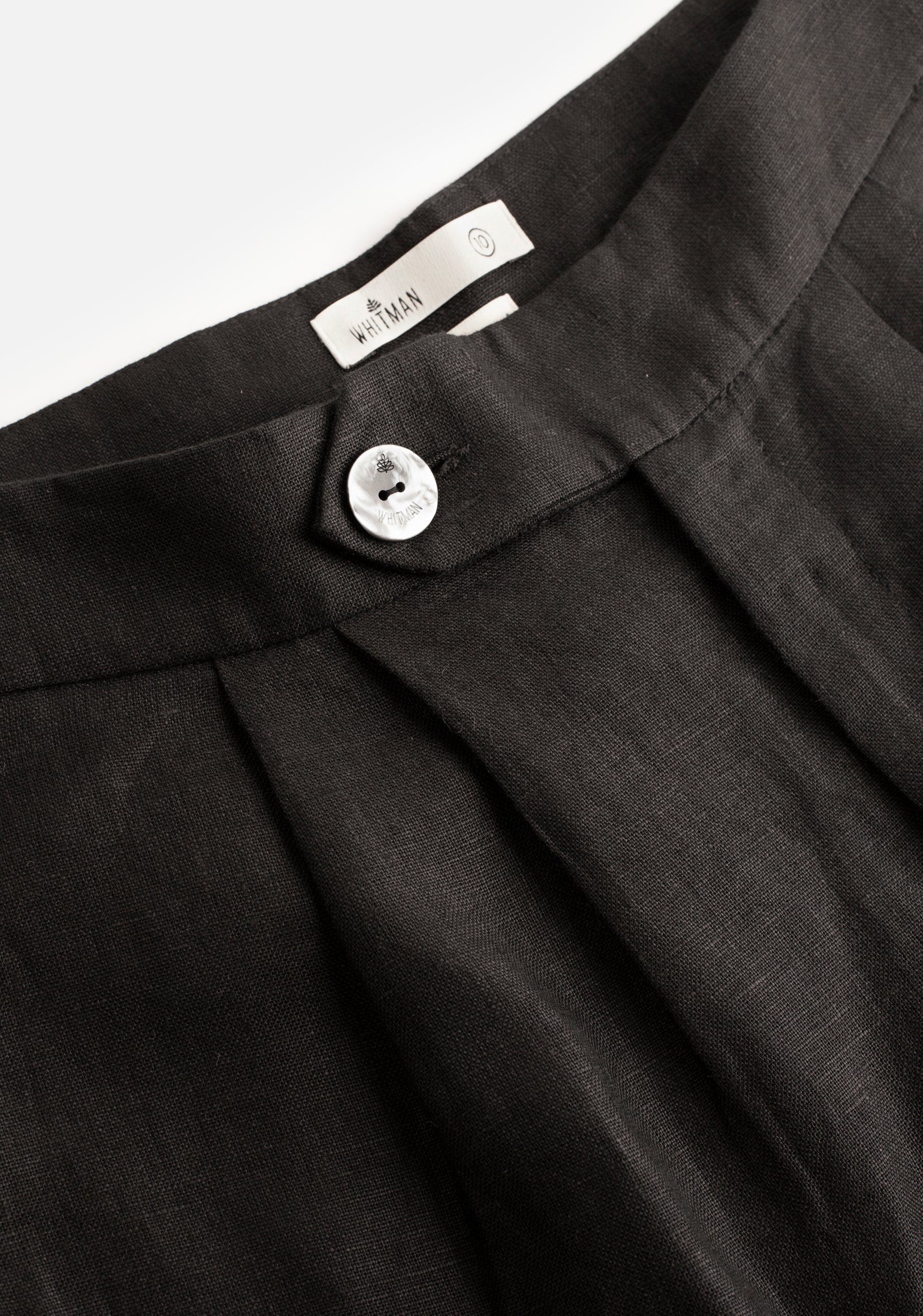 Short M Mistral Lino Negro - imagen 3