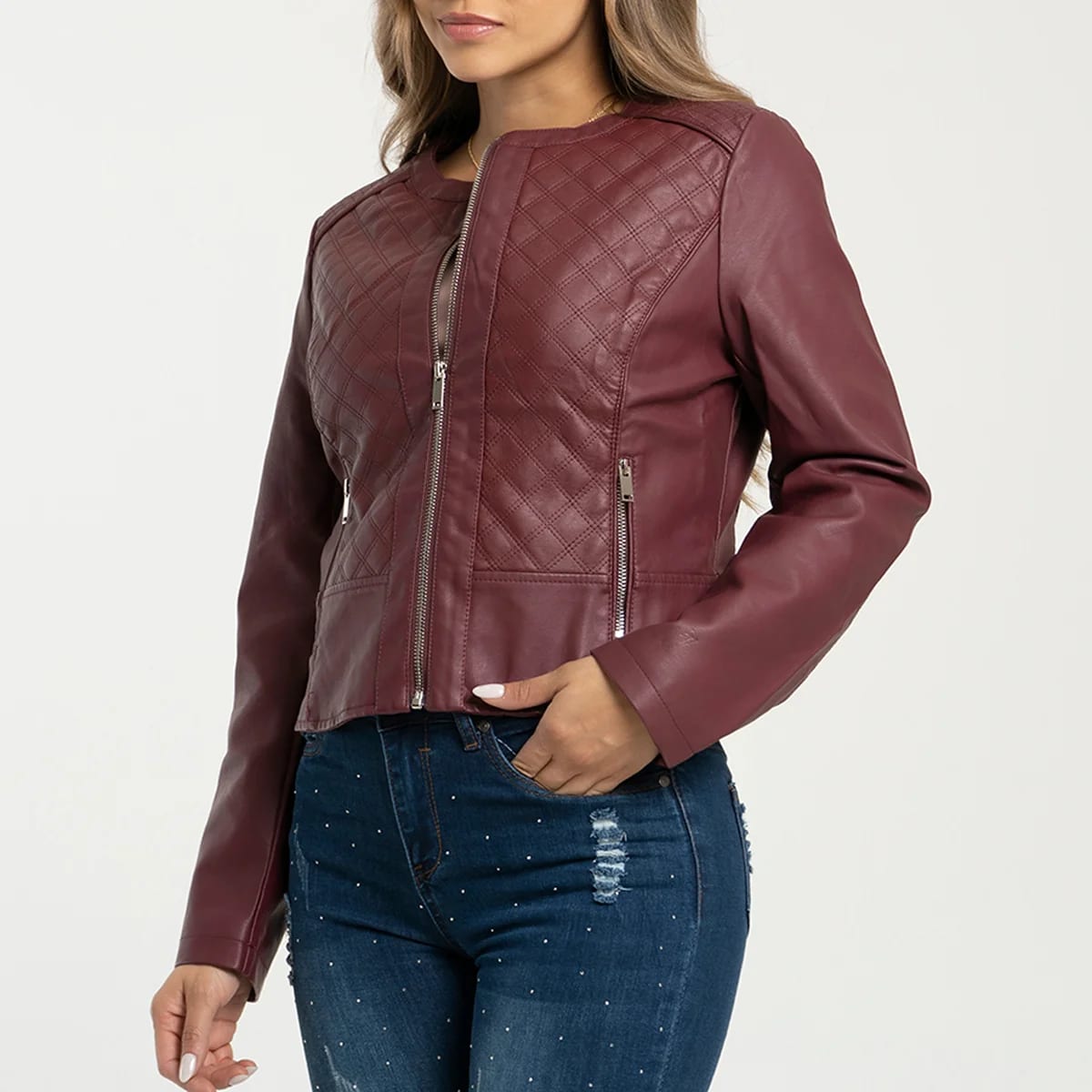 Chaqueta Sintetica Cuello Redondo Thais - imagen 9