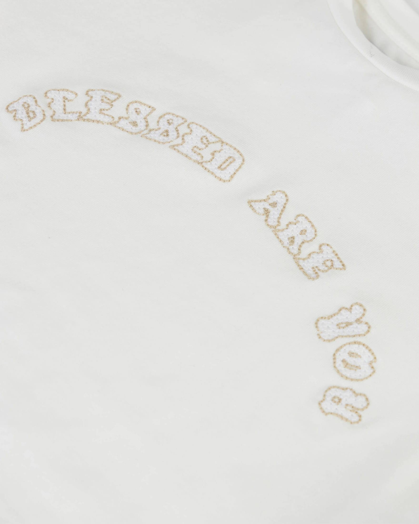 Capsule Blessed Are You Baby Tee White - imagen 4