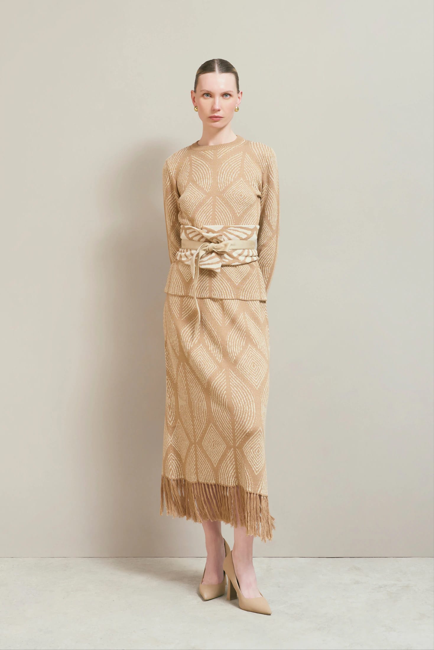 Falda Atenea Camel-Dorado - imagen 1