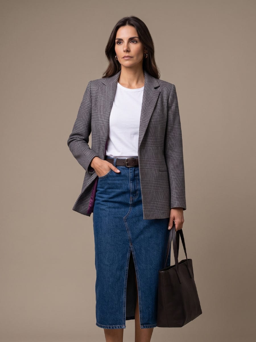 Blazer de Paño Aurora Negro - imagen 3