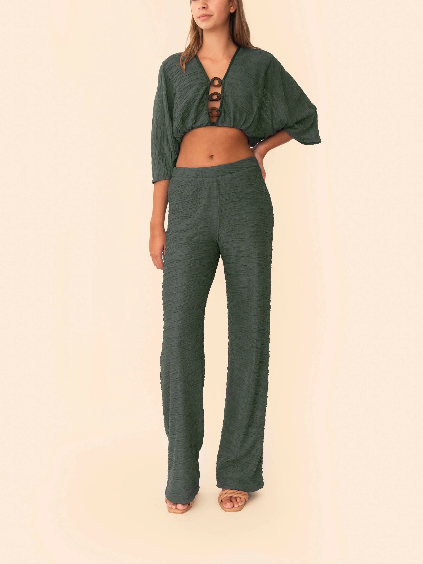 VERONIKA PANT SACRAMENTO GREEN - imagen 2