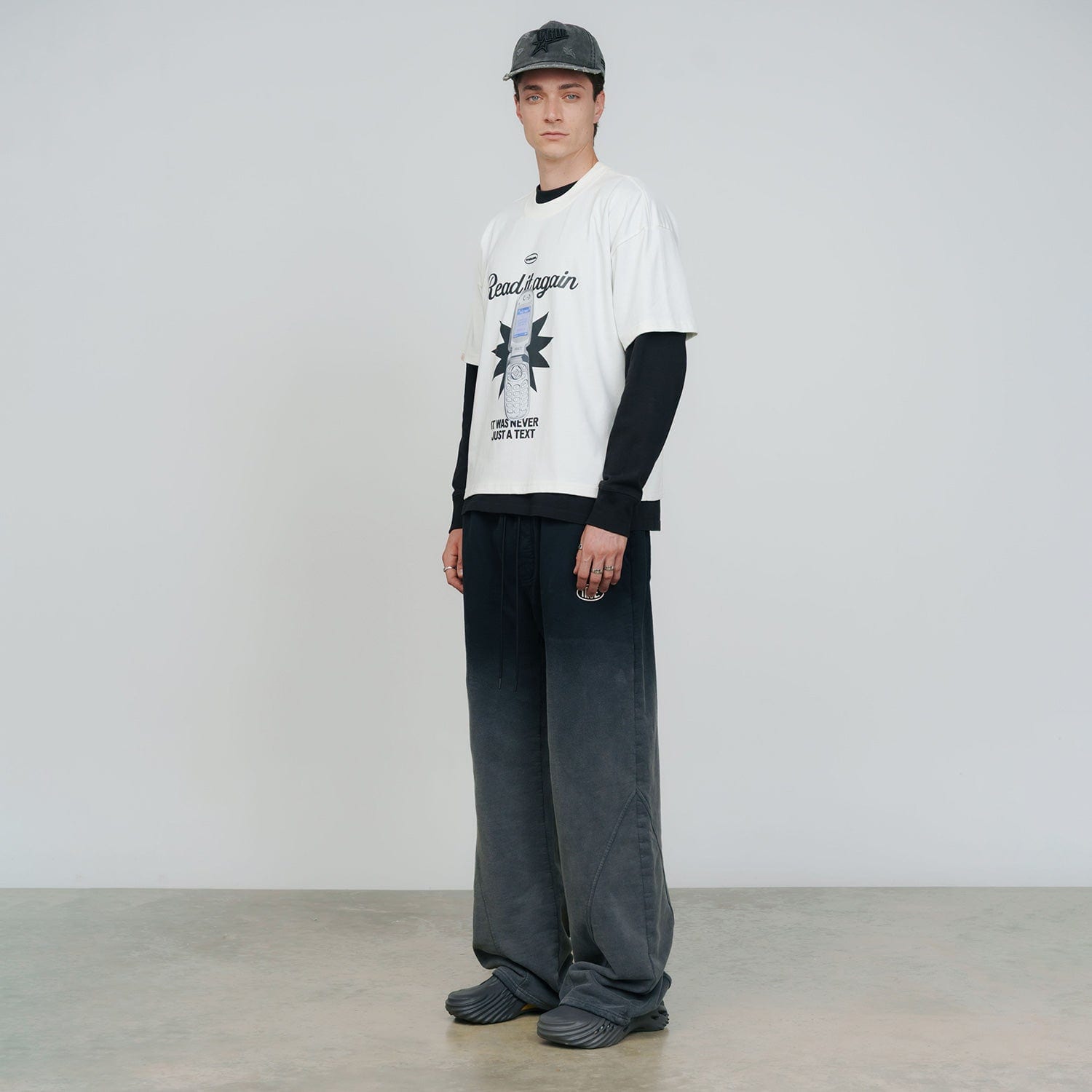 Text Me Boxy T-Shirt - Cream - imagen 6