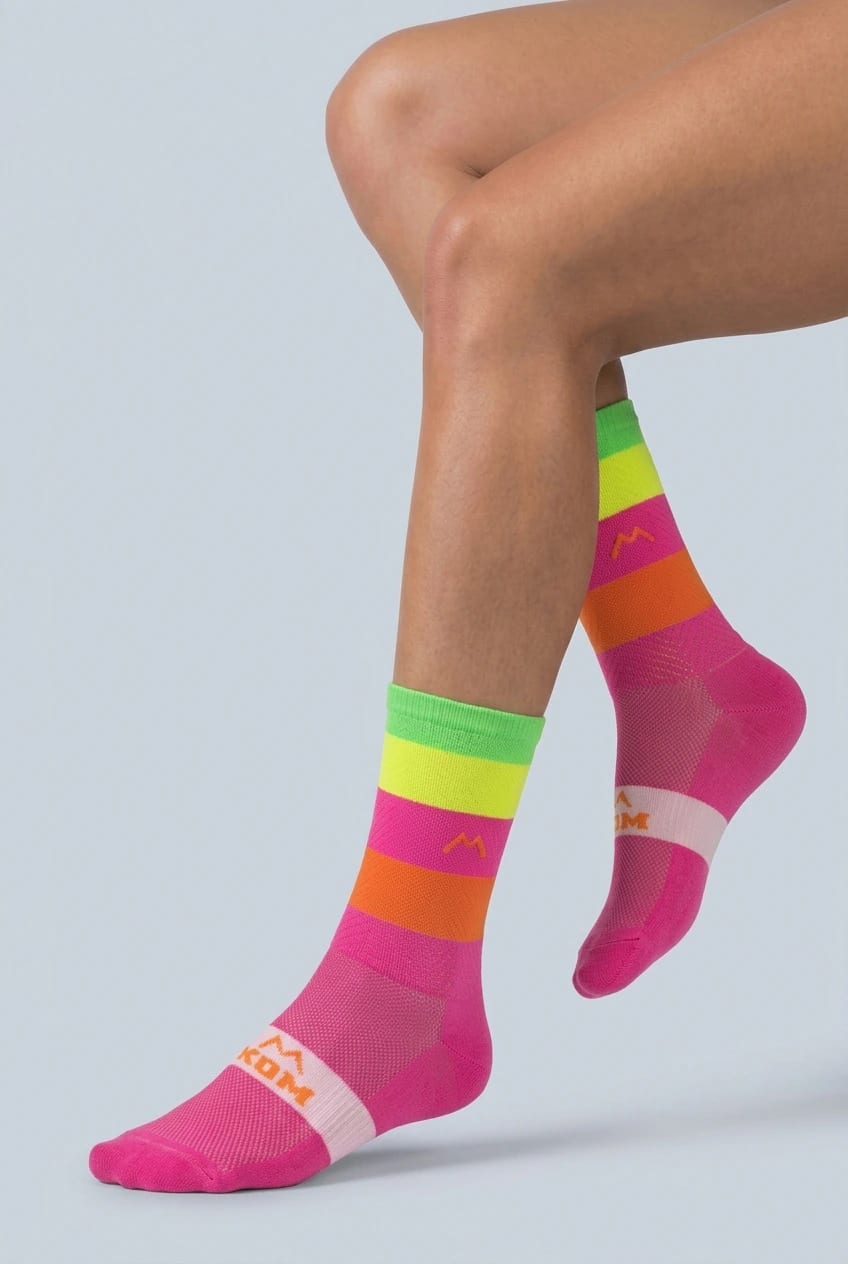 Medias Color Rush | Tejido Fantasy PRO, ciclismo y running - imagen 6