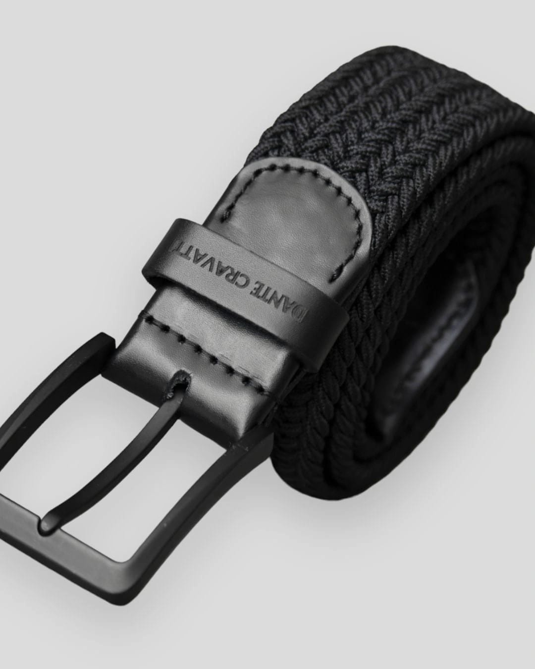 Cinturon Negro Elastico - imagen 1