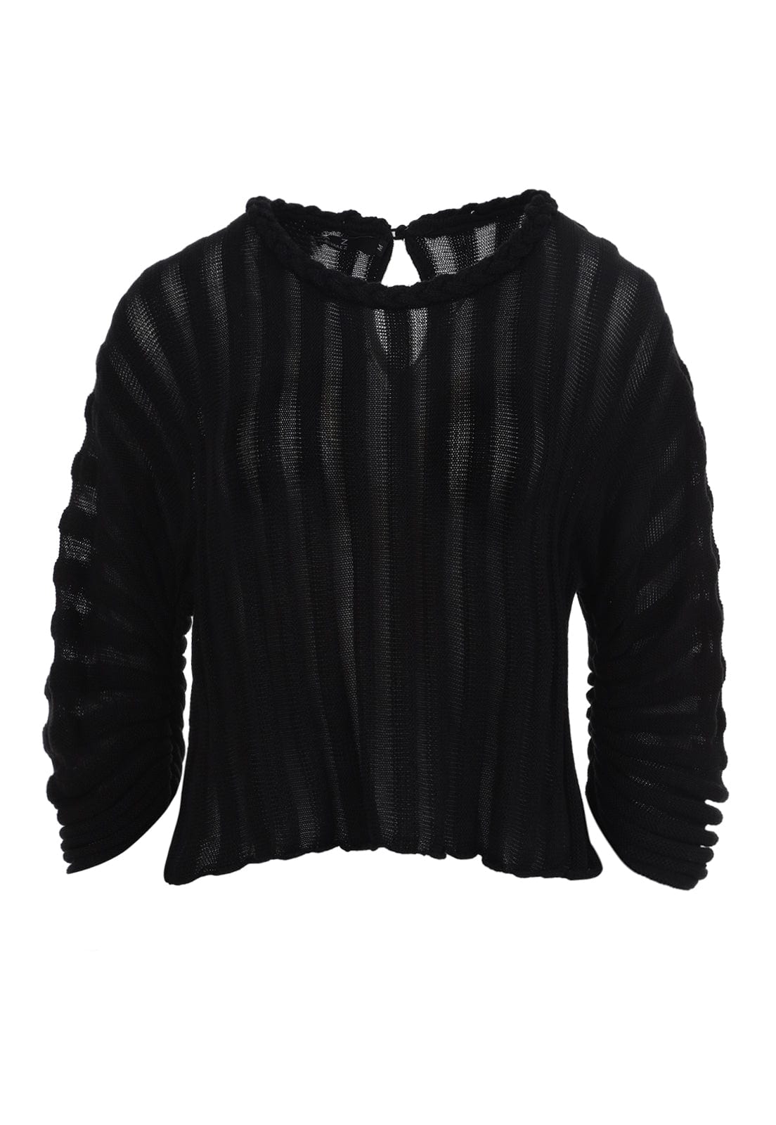 BRAID NECK RIBBED TOP - imagen 5