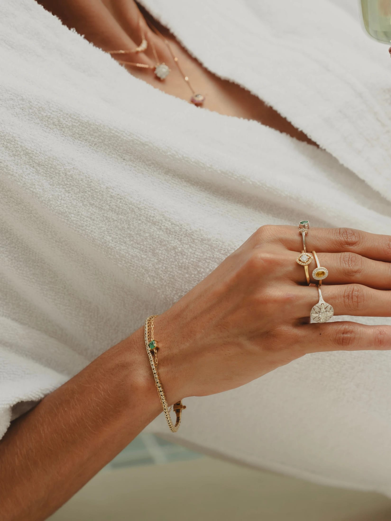 ANILLO EYE DIAMANTE AMARILLO - imagen 1