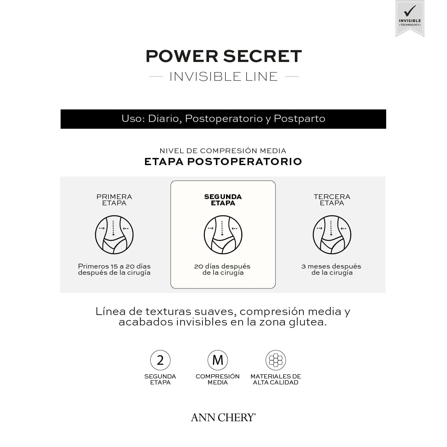 Short Levanta Cola Power Secret Mujer - imagen 10