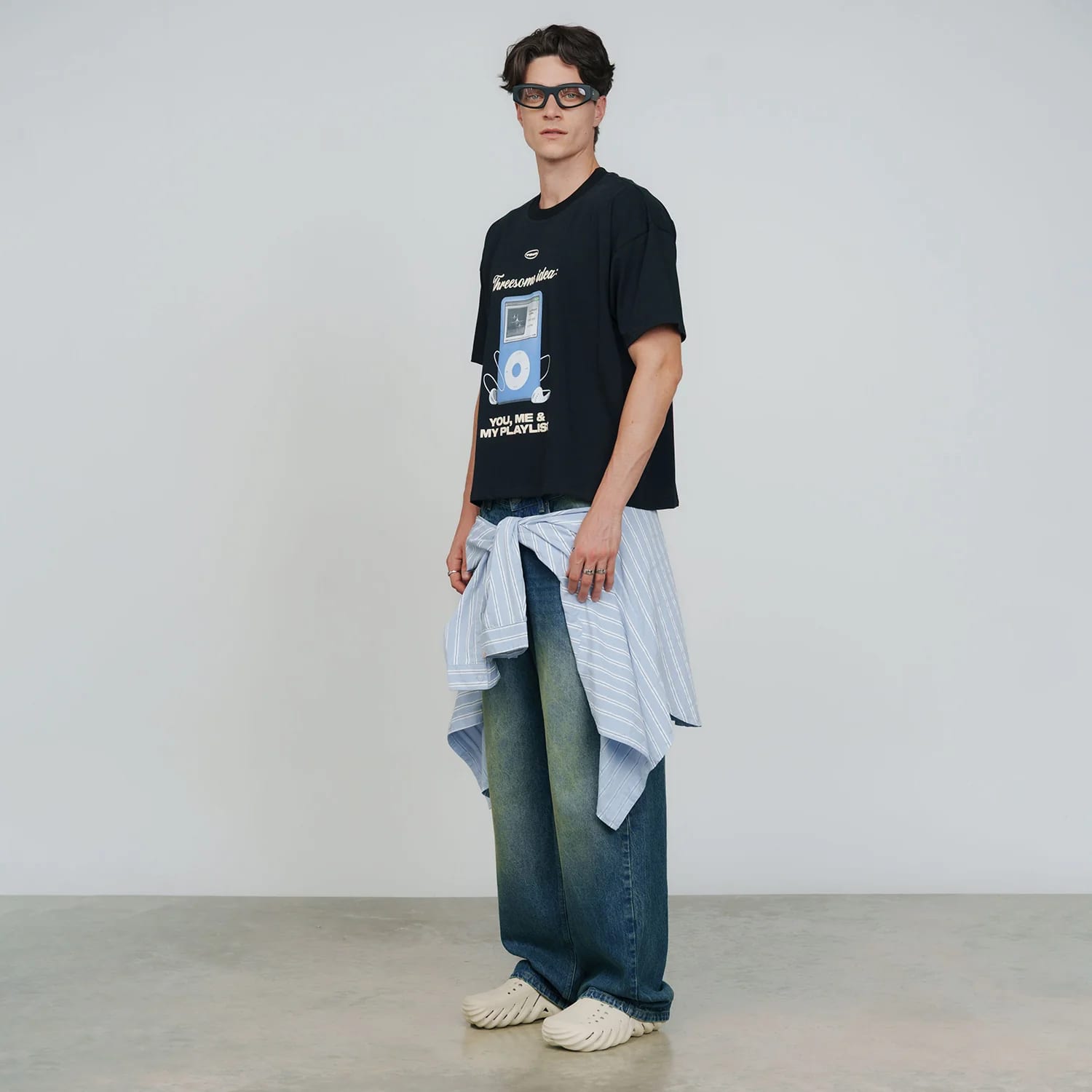 F*ck Nudes Boxy T-Shirt - Black - imagen 9