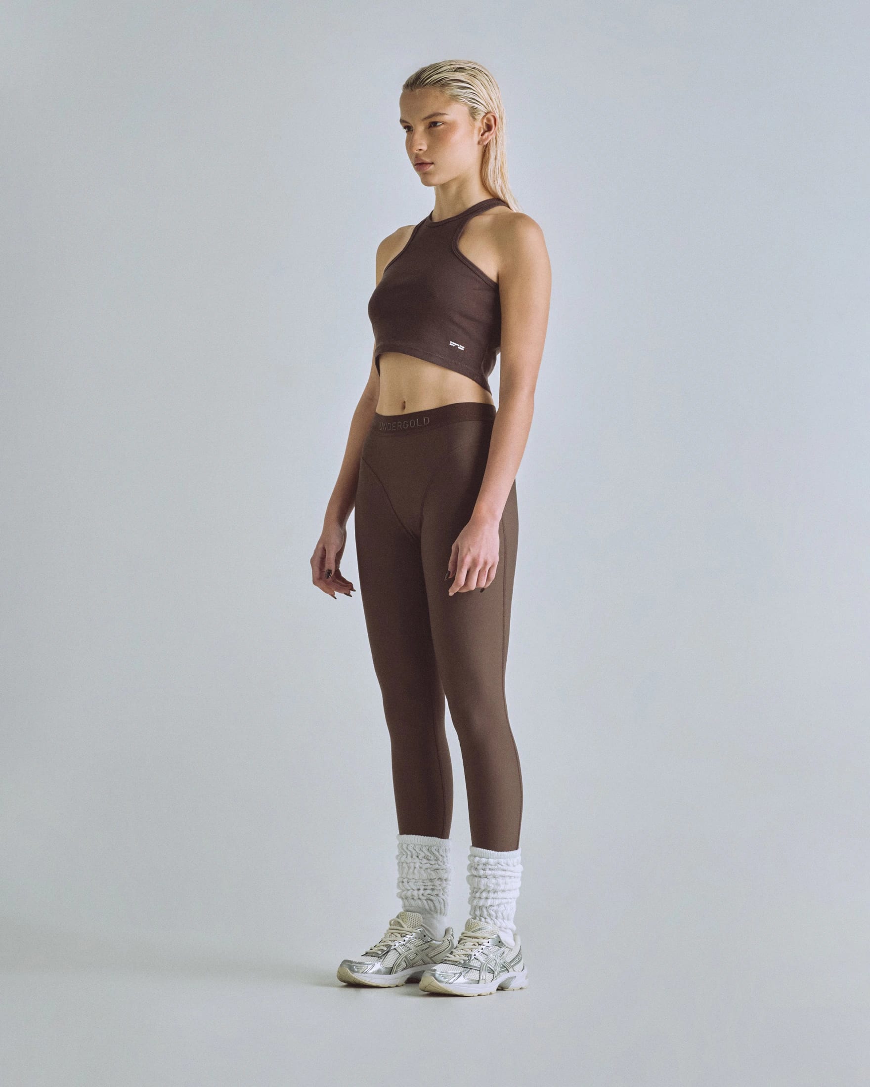 W Basics Undergold Studio Tank Top Brown - imagen 5