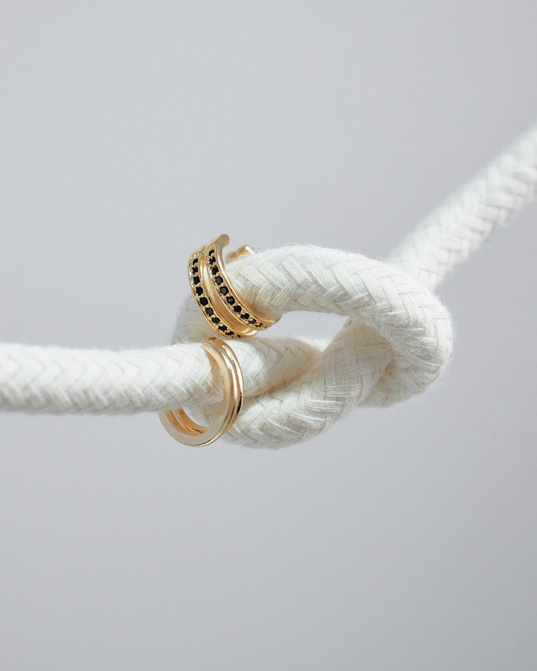 Earcuff Doble Efecto Liso - imagen 2
