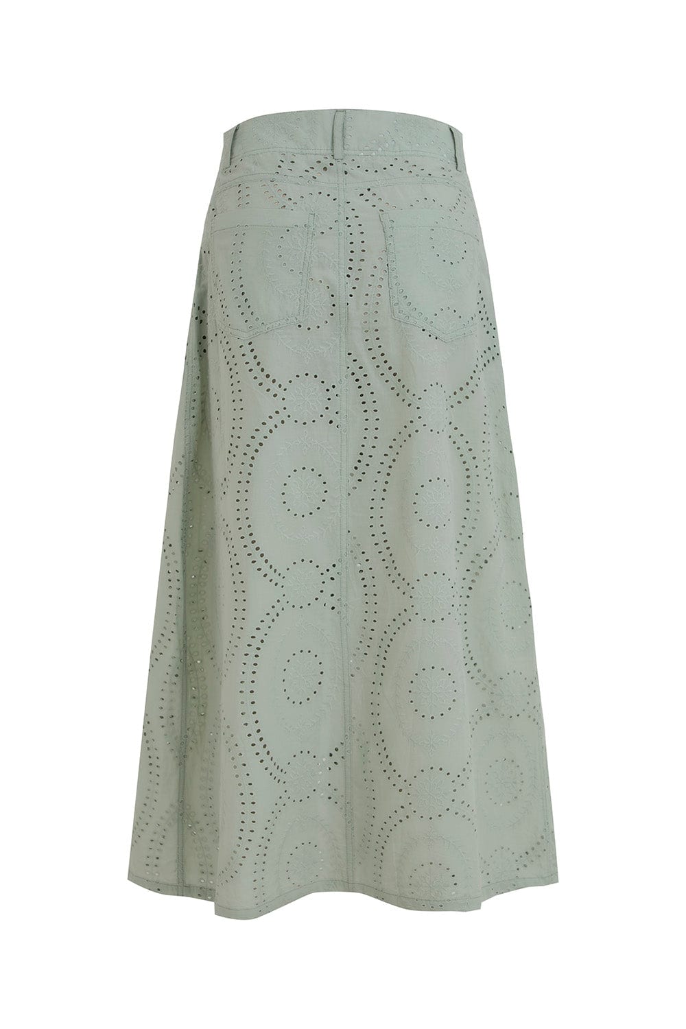 Falda Arena Blanca Verde Sage - imagen 3