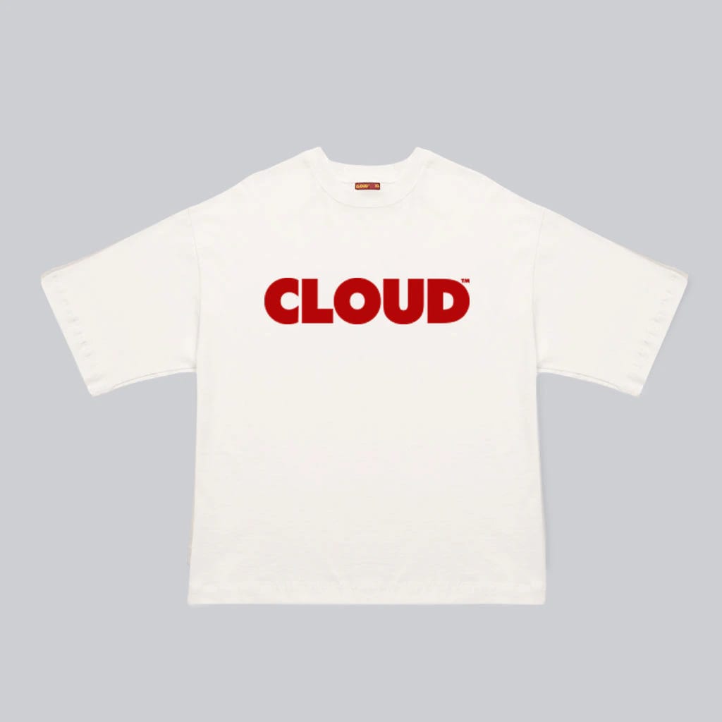 Camiseta BLOCK rojo sobre blanco - imagen 1