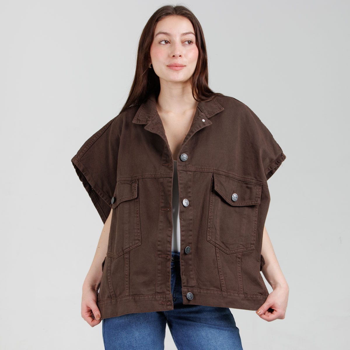 Poncho denim Axspen B1768 - imagen 4