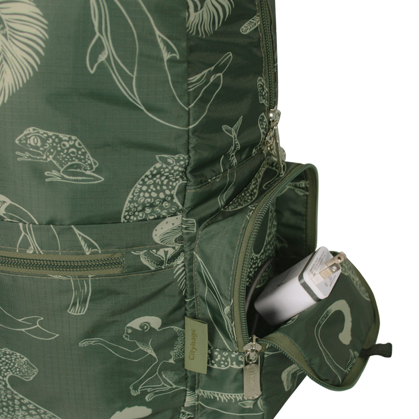 Morral Plegable ULTRA Estampado Amazonas Citybags Multicolor - imagen 6