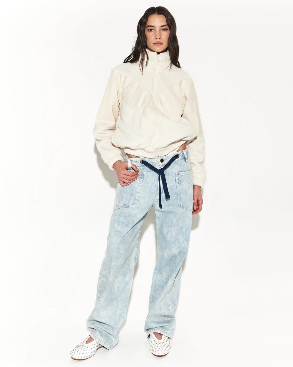 CREAM POLAR JACKET - imagen 2