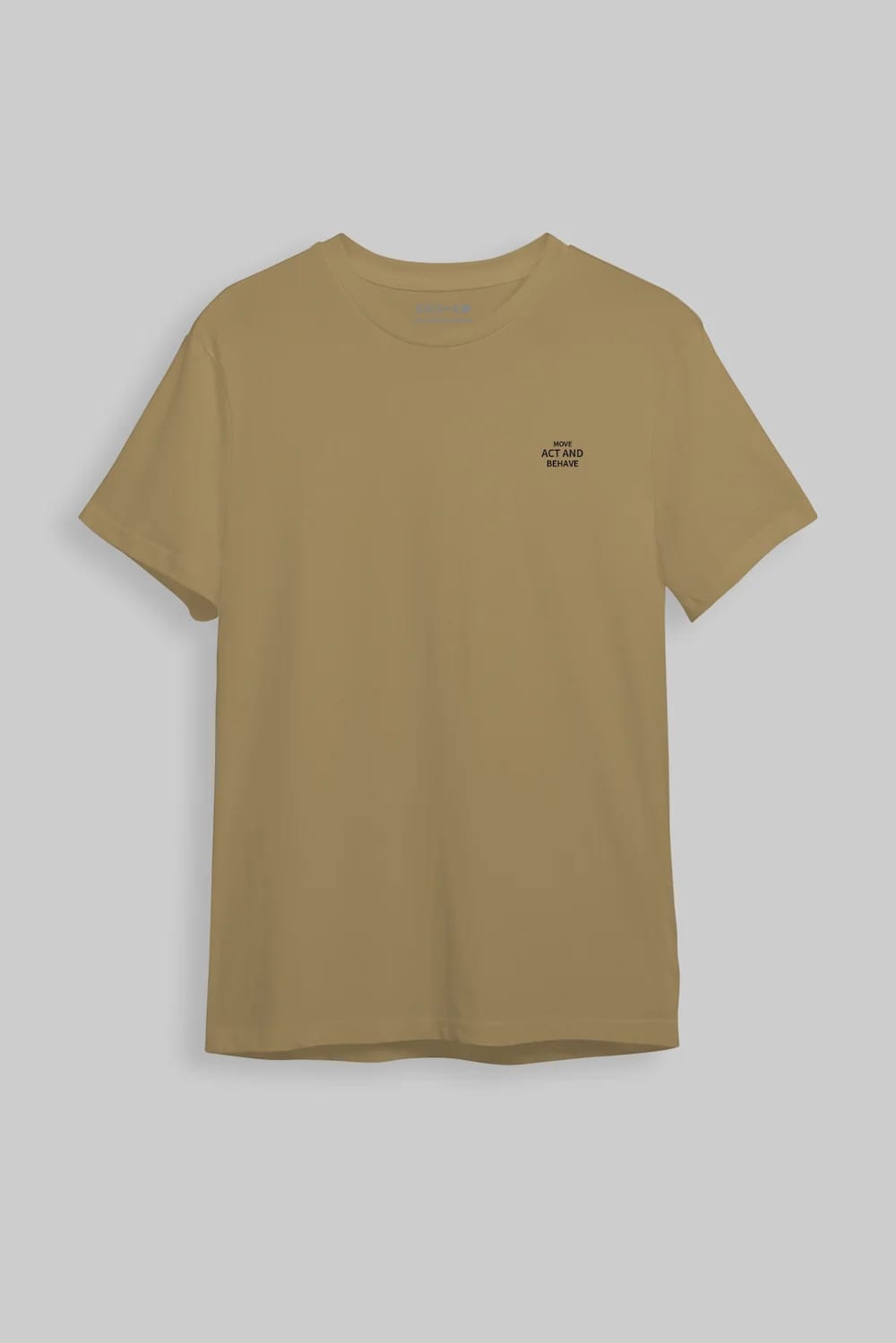 Camiseta Move Act Behave Beige - imagen 10